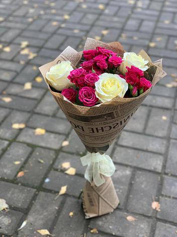 Букет цветов из: Розы в Теряево